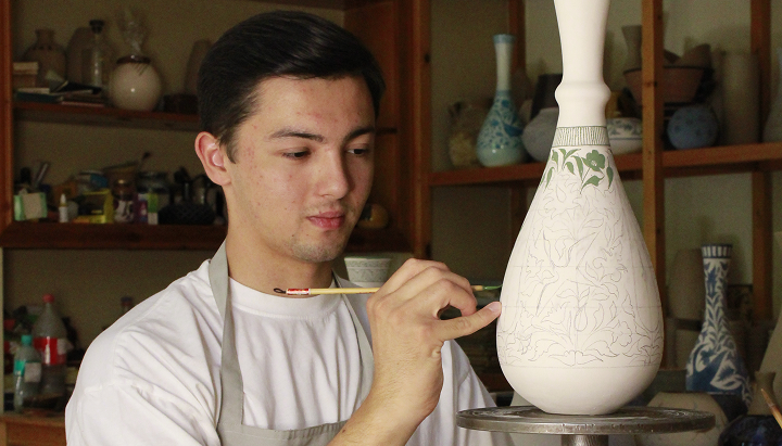 Ceramic workshopwith Shokhrukh Rakhimov
